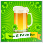 Пинта пива ко Дню Св. Патрика