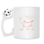 Кружка с футбольным мячиком