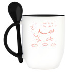 Кружка с ложкой