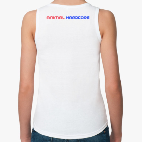 Женская майка с принтом pink bunny