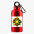 Металлическая бутылка 400 мл UV-DTF