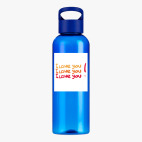 Прозрачная спортивная бутылка