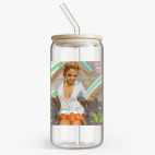 Банка с бамбуковой крышкой