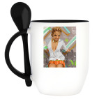 Кружка с ложкой