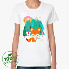 Женская футболка органик