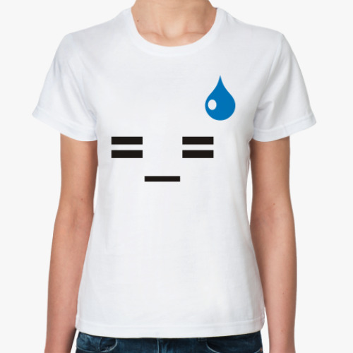 Классическая футболка эмотикон
