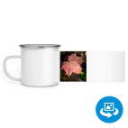 Кружка металлическая белая (круговая запечатка)