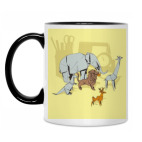 Кружка двухцветная