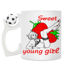 Кружка с футбольным мячиком