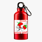 Металлическая бутылка 400 мл UV-DTF