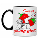 Кружка двухцветная