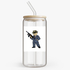 Банка с бамбуковой крышкой