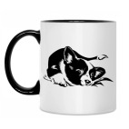 Кружка двухцветная