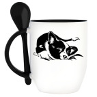 Кружка с ложкой