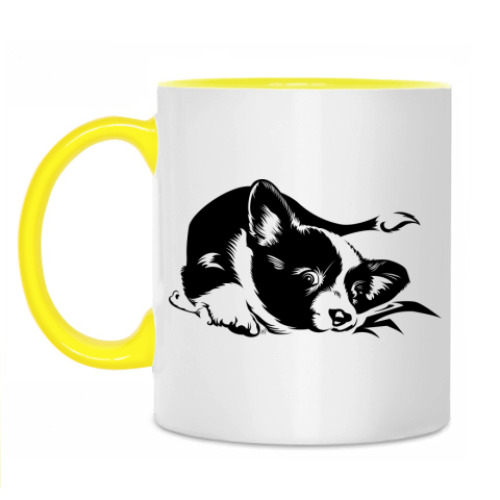 Кружка с принтом 'Любименький щенок'