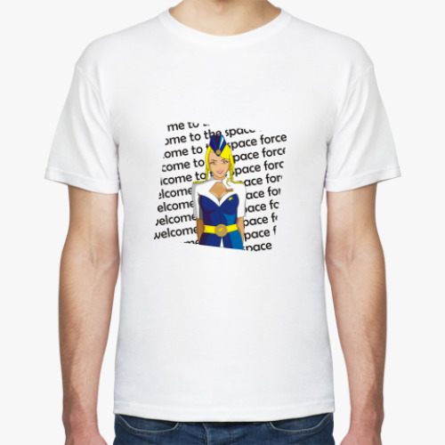 Футболка с принтом Спэйс форс