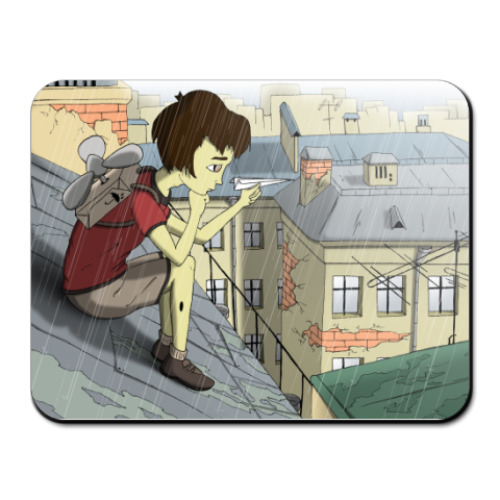 Коврик для мыши 'Малыш и Карлсон'