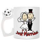 Кружка с футбольным мячиком