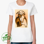 Женская футболка органик