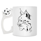 Кружка с футбольным мячиком