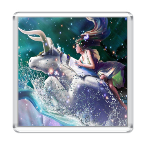 Магнит с принтом  Телец