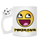 Кружка с футбольным мячиком