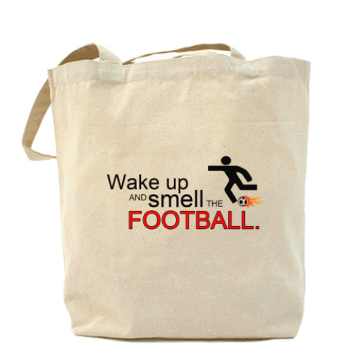 Сумка шоппер с принтом Smell The Football
