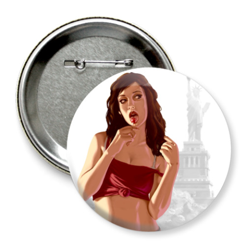 Значок 75мм Свобода