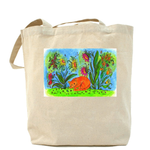 Сумка шоппер с принтом Летний сон