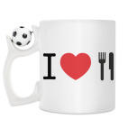 Кружка с футбольным мячиком