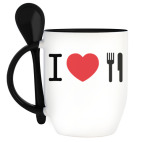 Кружка с ложкой