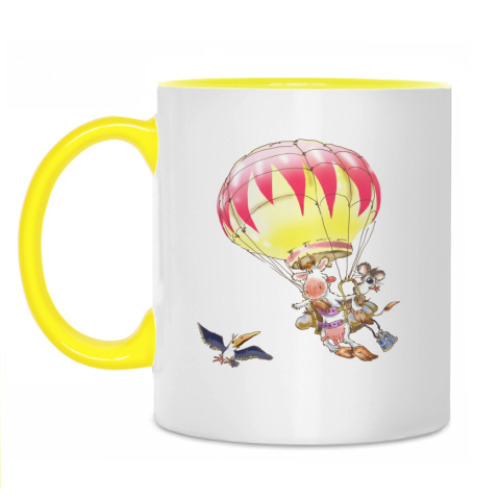 Кружка с принтом Воздушный шар