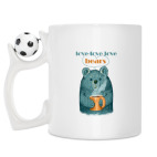 Кружка с футбольным мячиком