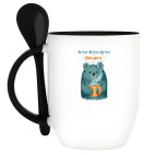 Кружка с ложкой