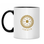 Кружка двухцветная