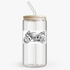 Банка с бамбуковой крышкой