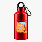 Металлическая бутылка 400 мл UV-DTF