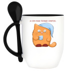 Кружка с ложкой