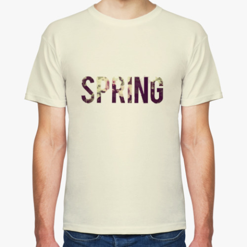 Футболка с принтом SPRING