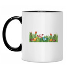 Кружка двухцветная