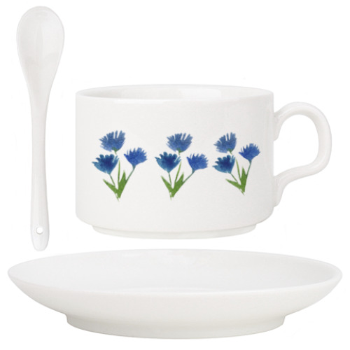 Кофейный набор Василек полевой