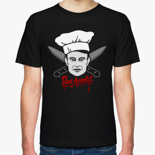 Футболка с принтом Hannibal Lecter Mads Mikkelsen