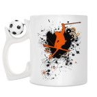 Кружка с футбольным мячиком