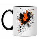 Кружка двухцветная