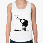 Женская майка Любовь