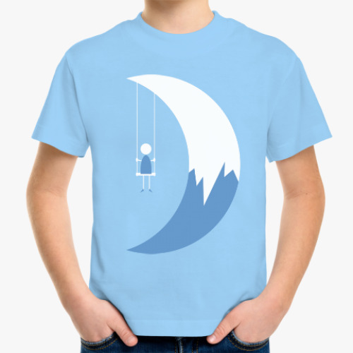 Детская футболка Качели на Луне