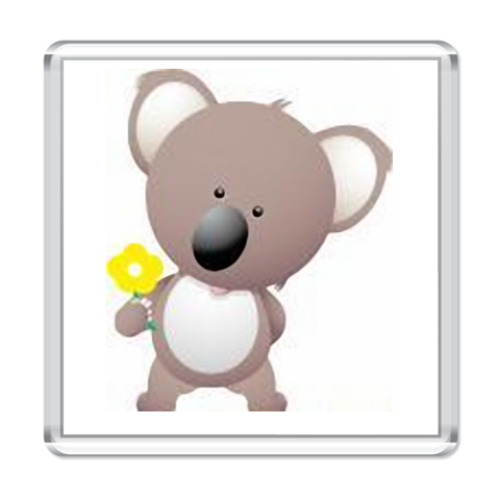 Магнит с принтом   "Коала"