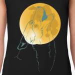 Волк воющий на луну