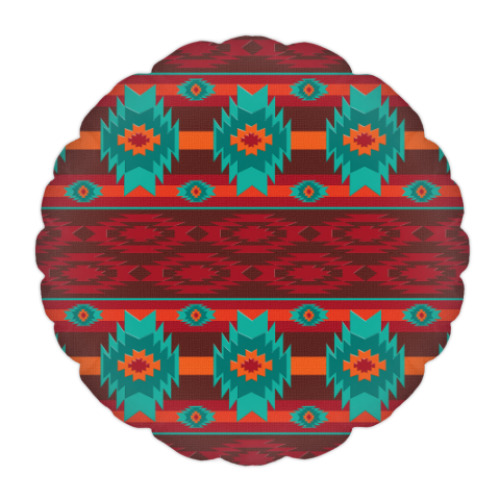 Подушка с принтом Навахо паттерн