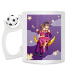 Кружка с футбольным мячиком